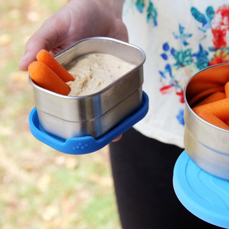 ECOlunchbox Splash Box & Splash Pod Set â€“ Leak-Proof Stainless Steel Bento Lunch & Snack Containers (24 oz + 8 oz) â€“ Plastic-Free with Silicone Lids, Dishwasher & Oven Safe - Image 5